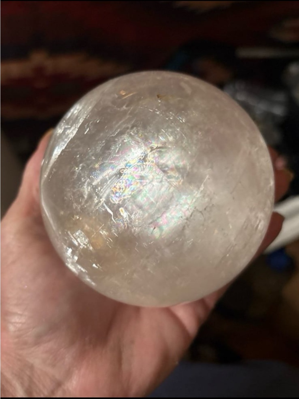 Optical Calcite Sphere over 2lbs HQ